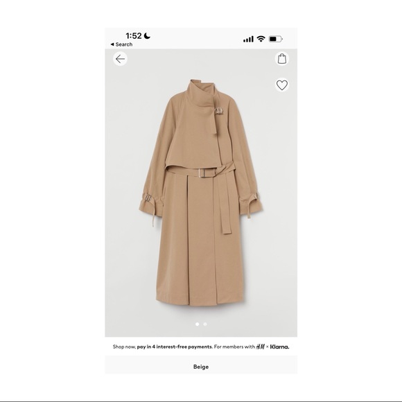 H&M trench coat - Picture 1 of 3